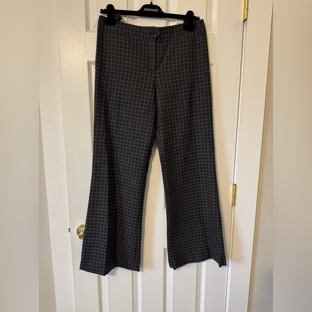 Diane Von Furstenberg checkered pants